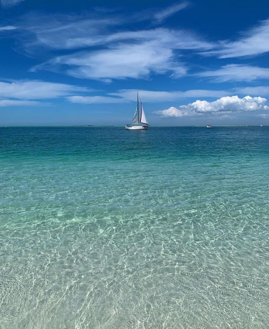 sailboat on calm ocean